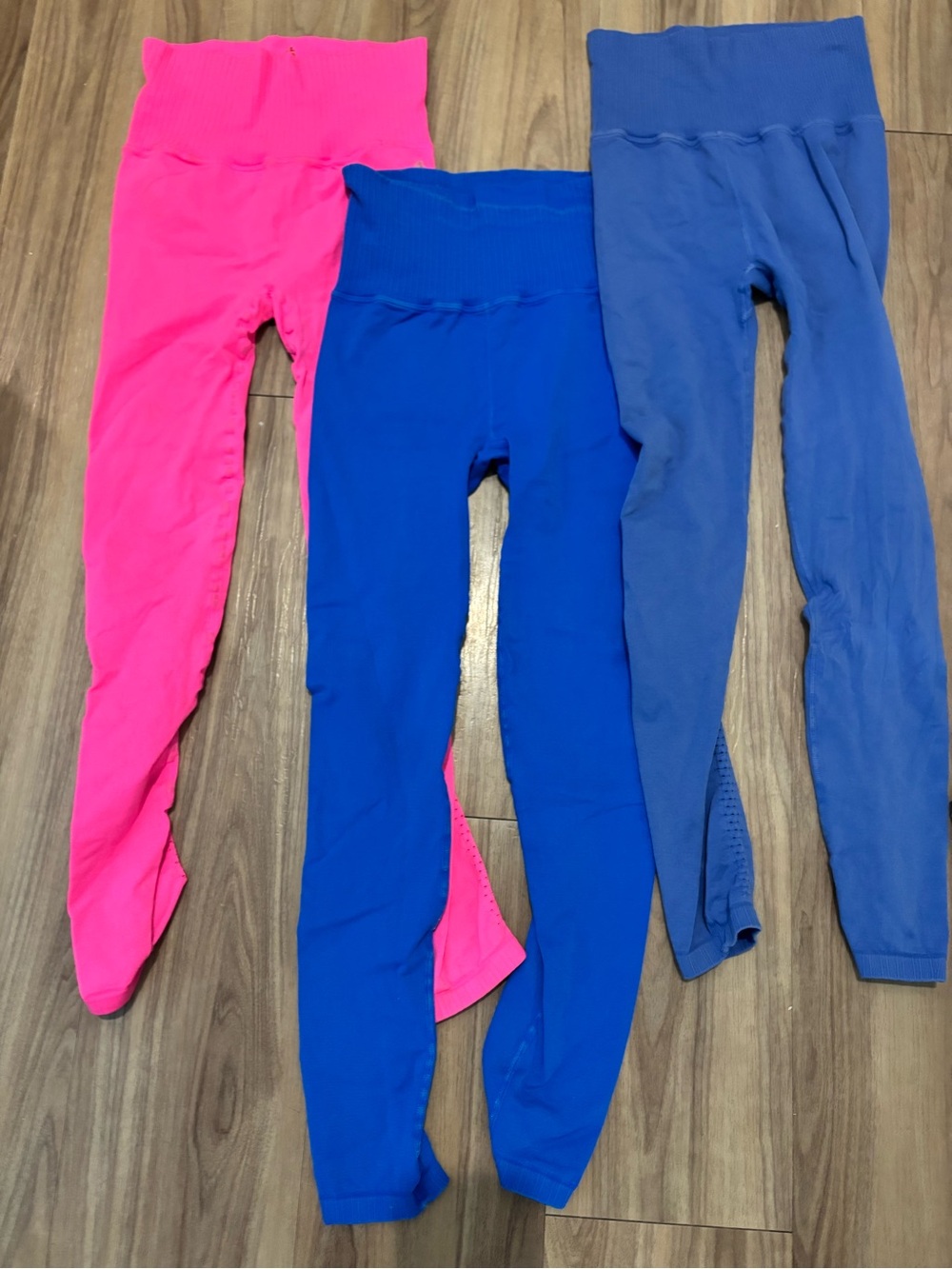 FP Movement Good Karma High-Waist Leggings - Hot Pink, Royal Blue, Periwinkle